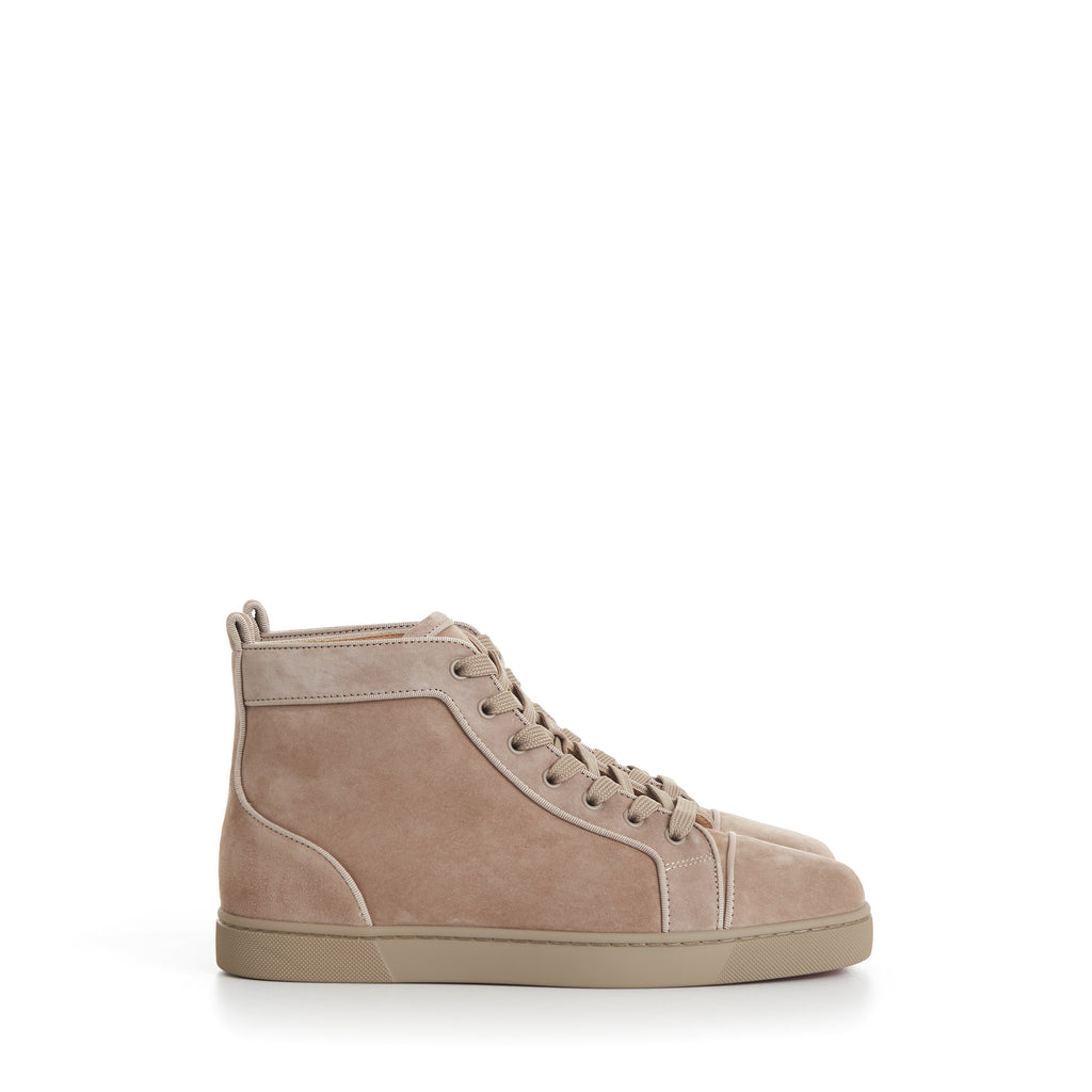Louis High Top Sneakers Suede, Saharienne Beige – CHIIIQ