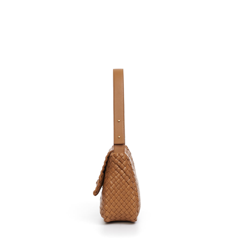 Bottega Veneta - Cassette Ribbon Woven Leather Shoulder Bag
