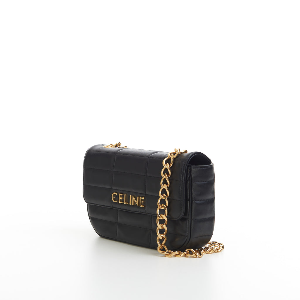 ［CELINE］FW22 CELINE SHOULDER BAG (111273EPZ 03ND) CELINE Shoulder Bag Matelasse Monochrome – LOZURI®