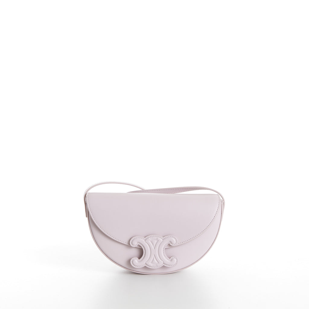 besace cuir triomphe in smooth calfskin tan