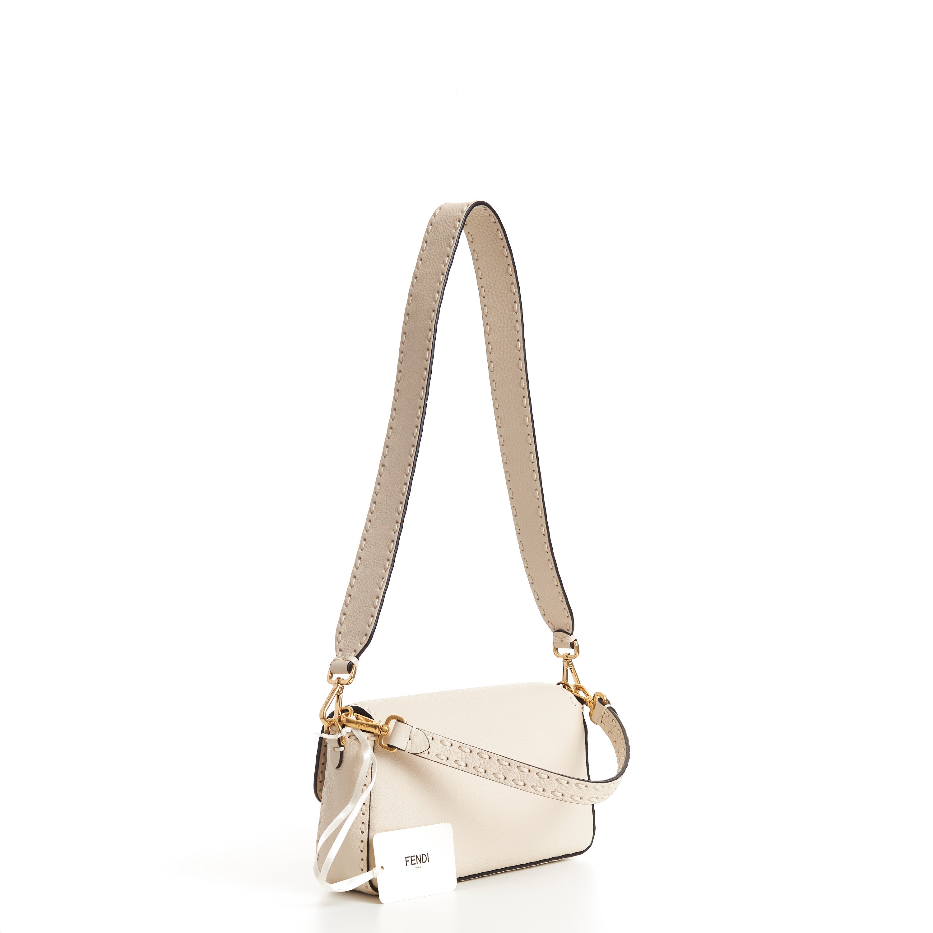 Medium Baguette - Camellia Selleria Bag With Oversize