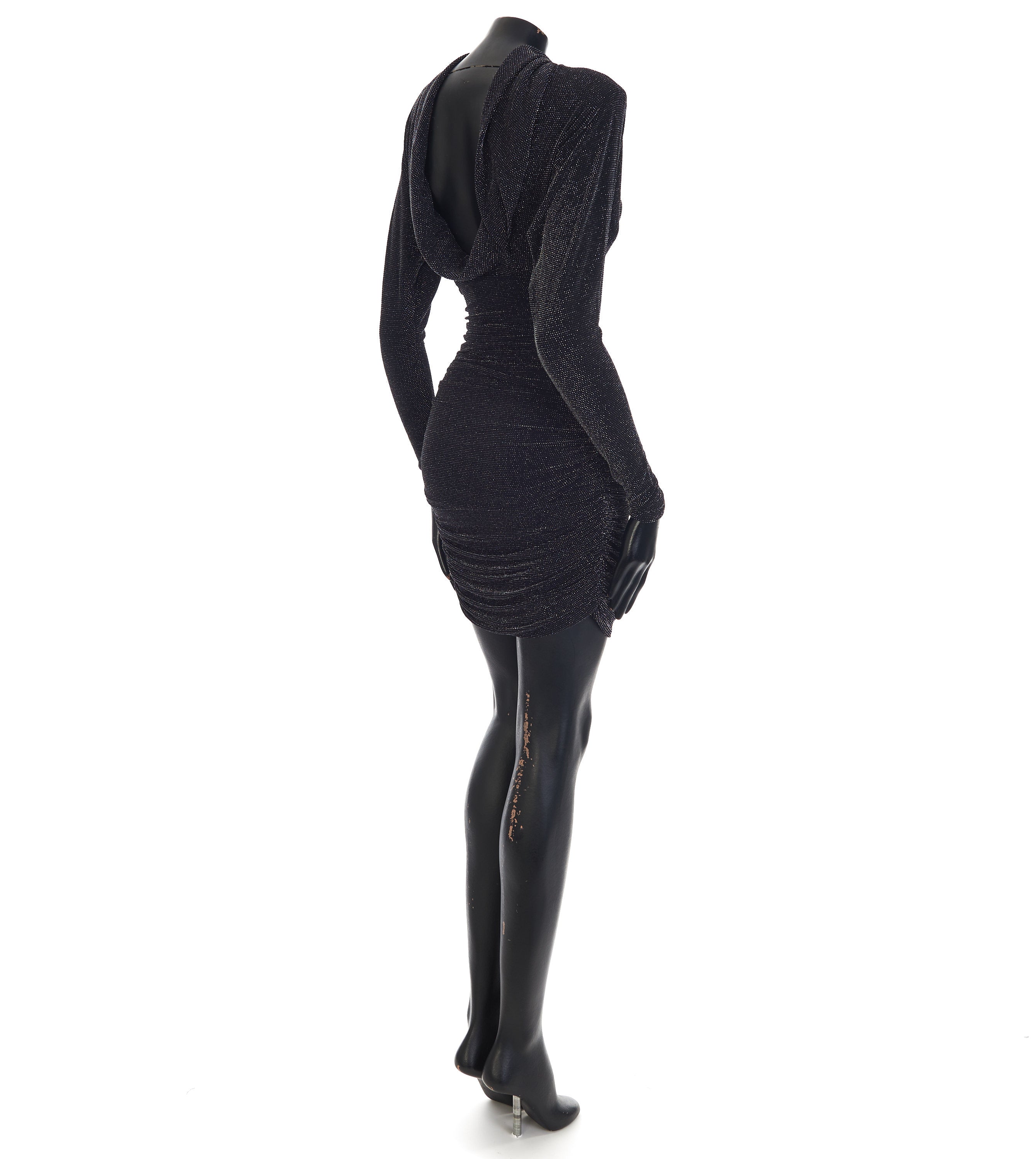 short cowl back dress Rust Brown Mini Dress - Satin Mini Dress - Cowl Back Slip Dress