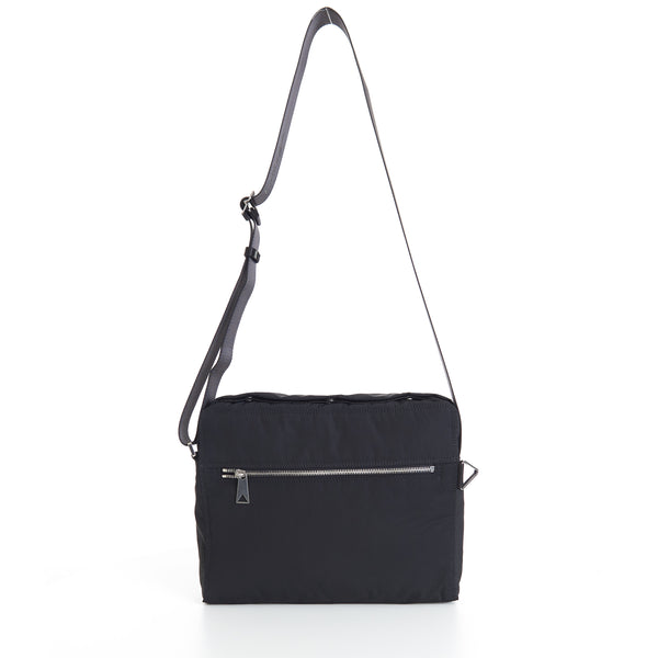 ショルダーバッグ BOTTEGA VENETA Men Messenger Bags 805745V4FV1 8803 Black Bottega Veneta Black Intreccio Webbing Messenger Bag - 8803
