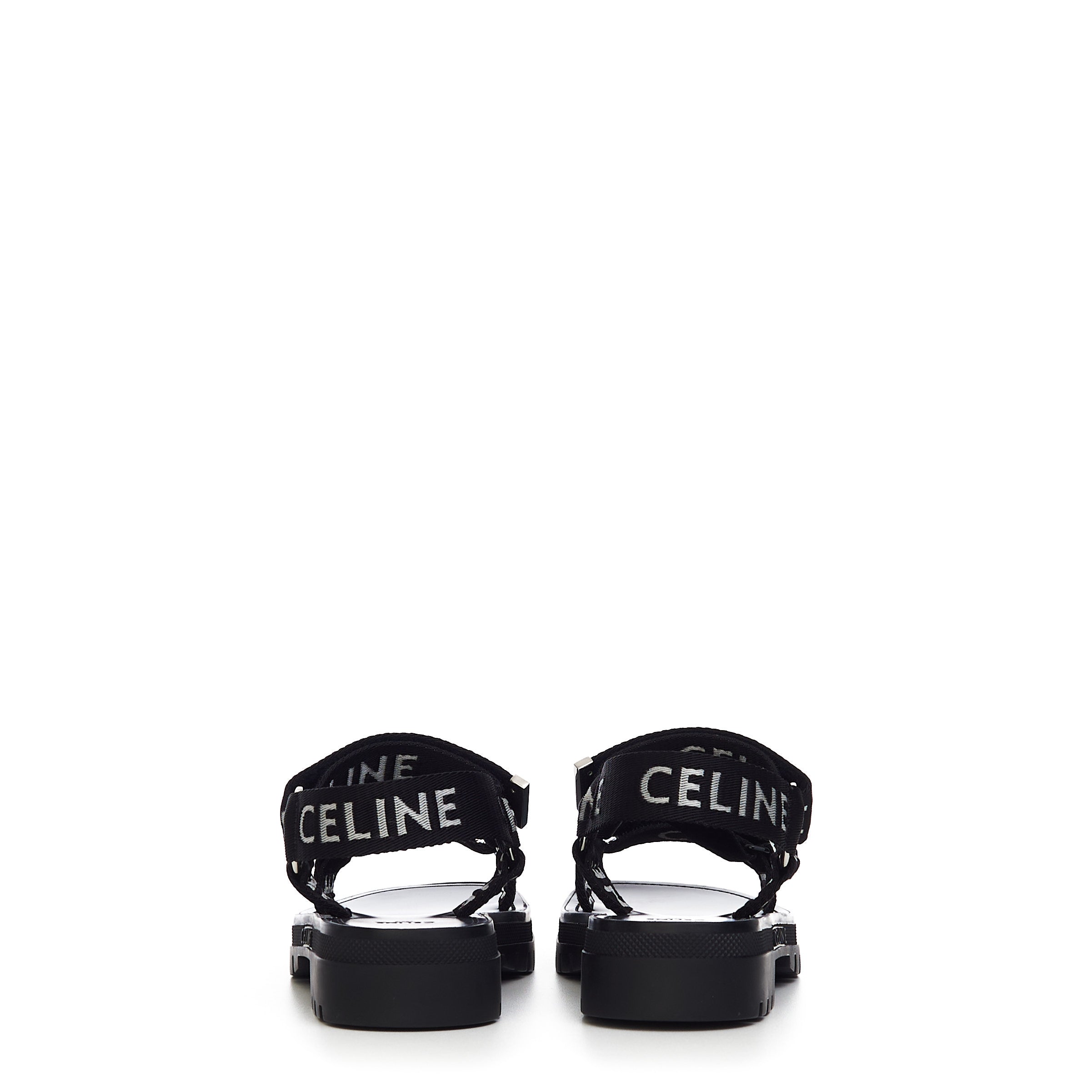 Leo Strappy Sandal in Black & White 